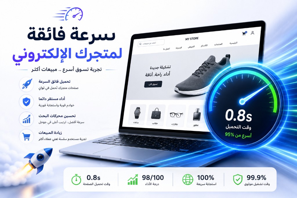 إنشاء متجر إلكتروني سريع بأداء فائق يزيد المبيعات
